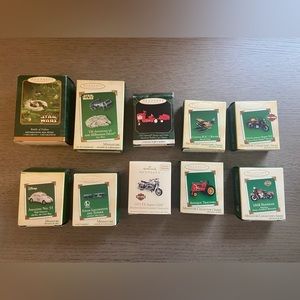 Hallmark Keepsake Miniature Collector Series ornaments - selling as a set